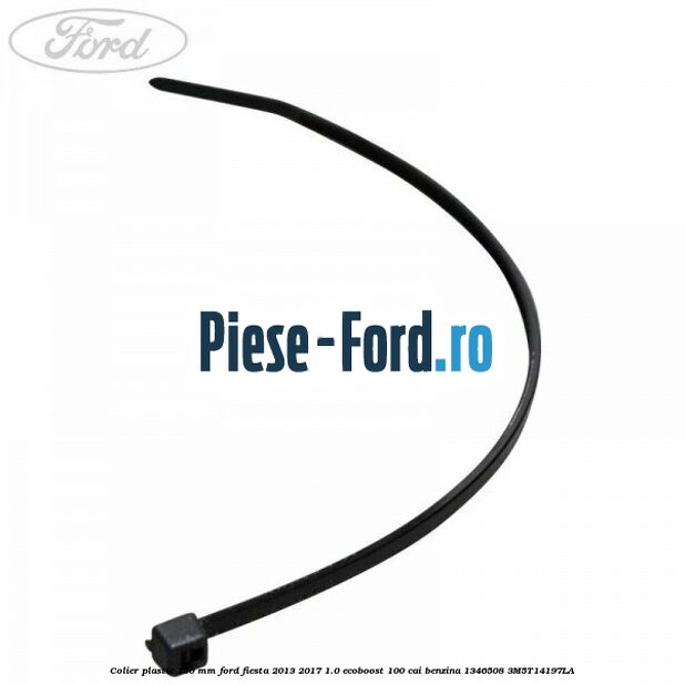 Colier plastic 150 mm Ford Fiesta 2013-2017 1.0 EcoBoost 100 cai benzina