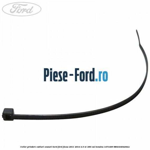 Colier prindere cablu centura sub scaun Ford Focus 2011-2014 2.0 ST 250 cai benzina