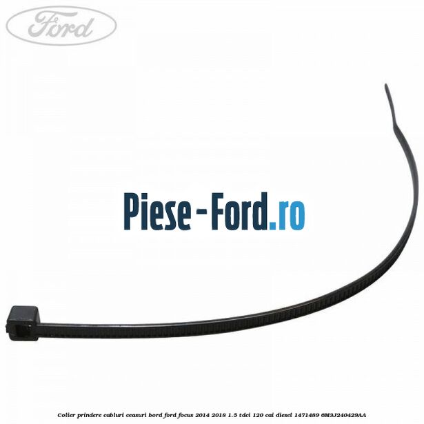 Colier prindere cabluri ceasuri bord Ford Focus 2014-2018 1.5 TDCi 120 cai diesel