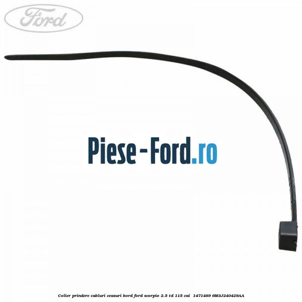 Colier prindere cabluri ceasuri bord Ford Scorpio 2.5 TD 115 cai  #82A9E8C290