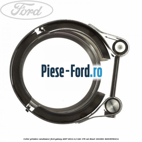 Clips prindere senzor presiune DPF push pin Ford Galaxy 2007-2014 2.2 TDCi 175 cai diesel