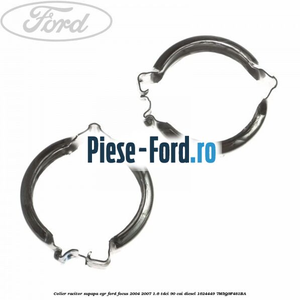 Colier racitor supapa egr Ford Focus 2004-2007 1.6 TDCi 90 cai diesel #B316A80D33