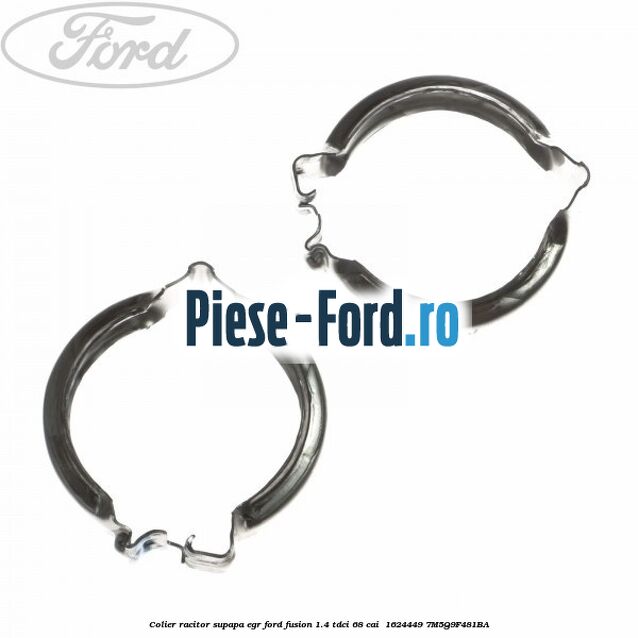 Colier racitor supapa egr Ford Fusion 1.4 TDCi 68 cai  #8FDD30C041