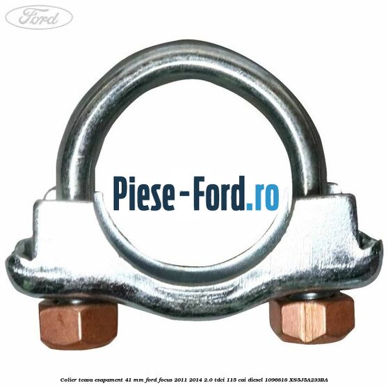 Clips prindere senzor presiune DPF push pin Ford Focus 2011-2014 2.0 TDCi 115 cai diesel