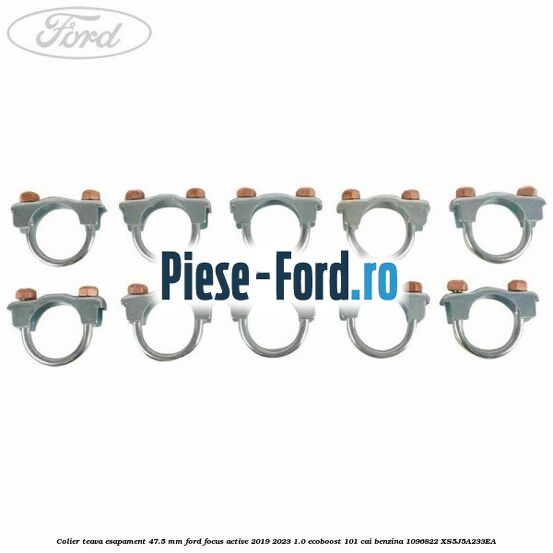 Colier teava esapament 47.5 MM Ford Focus Active 2019-2023 1.0 EcoBoost 101 cai #FA7305C594 Colier teava esapament 47.5 MM Ford Focus Active 2019-2023 1.0 EcoBoost 101 cai benzina #FA7305C594