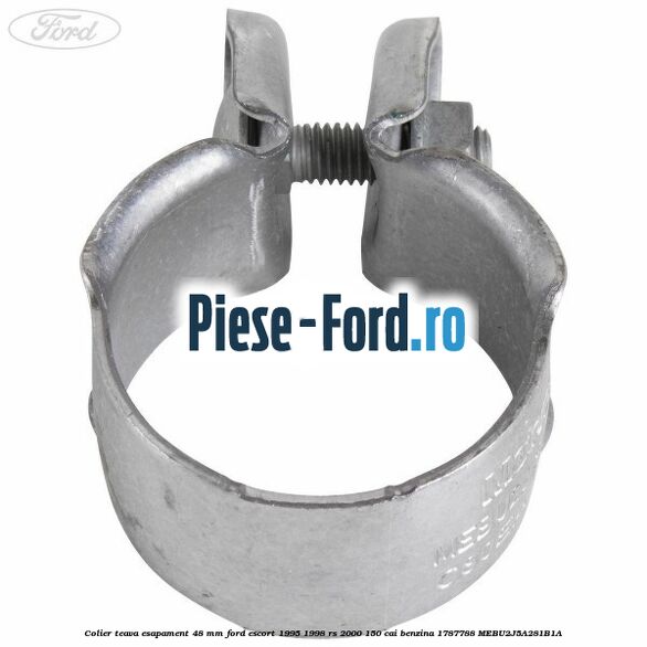 Colier teava esapament 48 mm Ford Escort 1995-1998 RS 2000 150 cai #B083A6D4D0