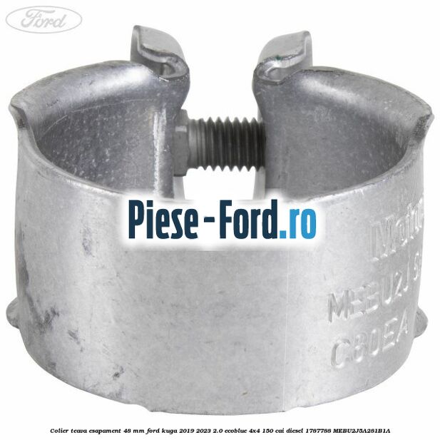 Colier teava esapament 48 mm Ford Kuga 2019-2023 2.0 EcoBlue 4x4 150 cai diesel #6A76F9B745