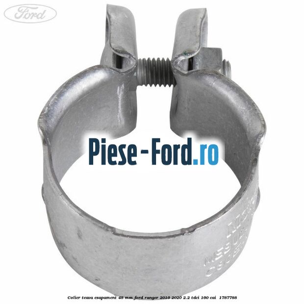Colier teava esapament 48 mm Ford Ranger 2016-2020 2.2 TDCi 160 cai #17F64DD2ED Colier teava esapament 48 mm Ford Ranger 2016-2020 2.2 TDCi 160 cai #17F64DD2ED