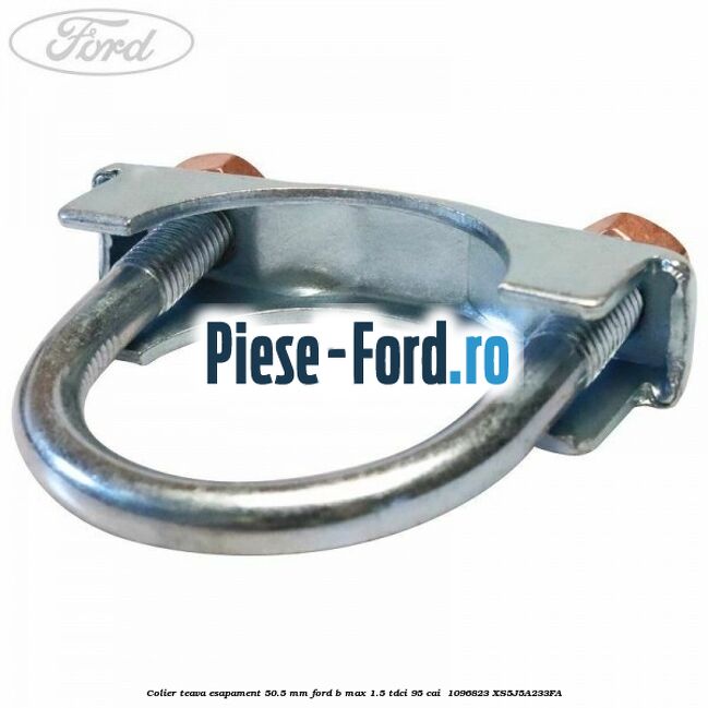 Colier teava esapament 50.5 MM Ford B-Max 1.5 TDCi 95 cai  #DDE993B26F