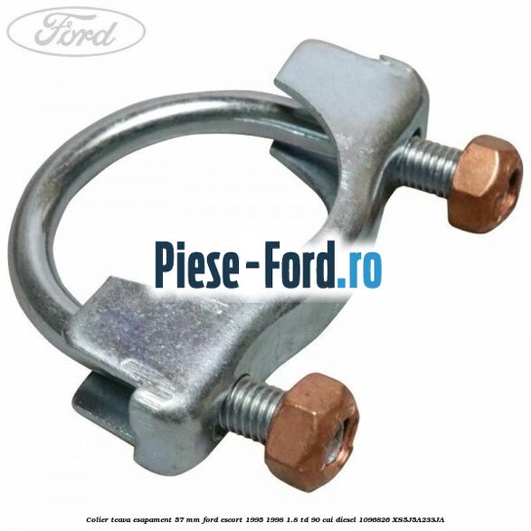 Colier teava esapament 57 MM Ford Escort 1995-1998 1.8 TD 90 cai diesel #BFA51C47DA