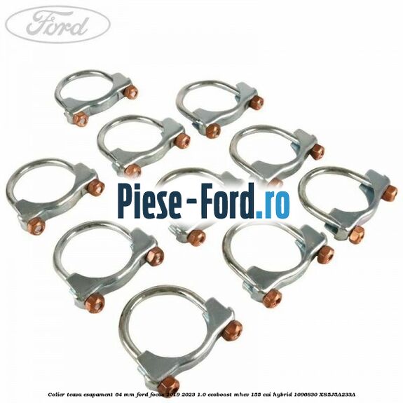 Colier teava esapament 64 MM Ford Focus 2019-2023 1.0 EcoBoost mHEV 155 cai #BA18C41EF9 Colier teava esapament 64 MM Ford Focus 2019-2023 1.0 EcoBoost mHEV 155 cai Hybrid #BA18C41EF9