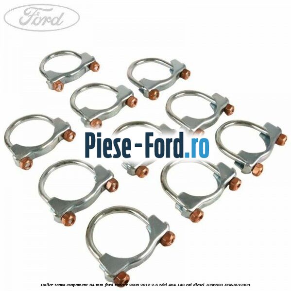 Colier teava esapament 64 MM Ford Ranger 2006-2012 2.5 TDCi 4x4 143 cai diesel #4CCCFCE995