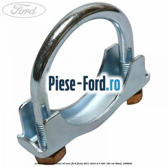 Colier teava esapament 67 MM Ford Focus 2011-2014 2.0 TDCi 163 cai #1455EB502A
