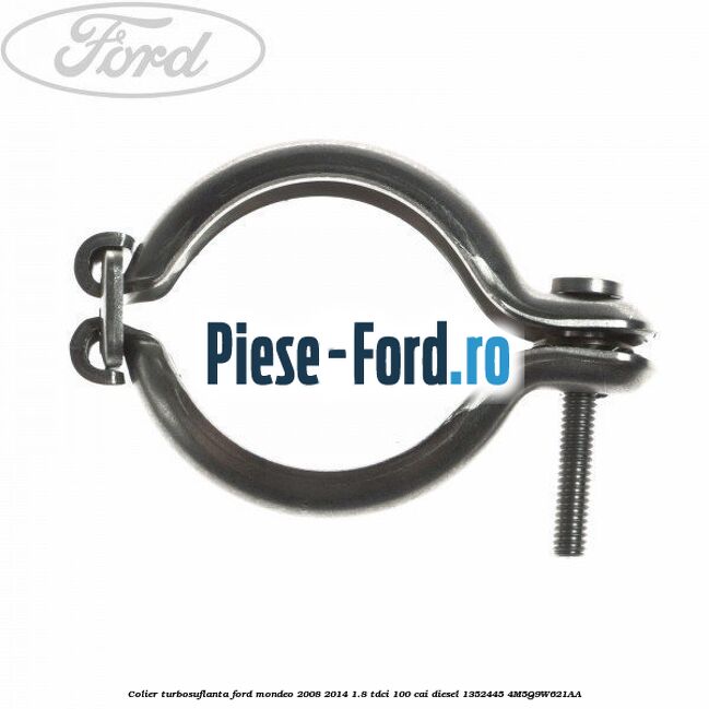 Colier turbosuflanta Ford Mondeo 2008-2014 1.8 TDCi 100 cai diesel #3BBE15875B