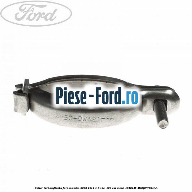 Colier turbosuflanta Ford Mondeo 2008-2014 1.8 TDCi 100 cai diesel #3BBE15875B