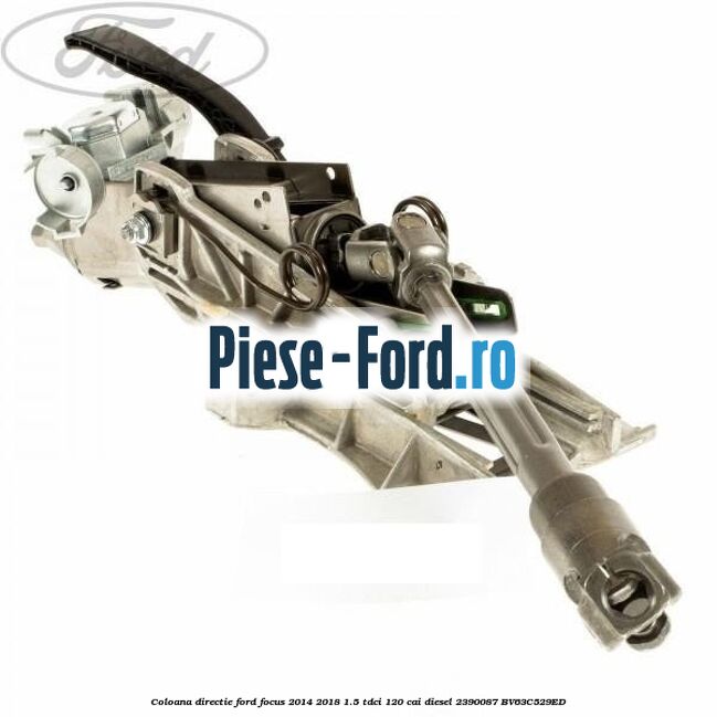 Caseta directie cu motor servodirectie electric Ford Focus 2014-2018 1.5 TDCi 120 cai diesel