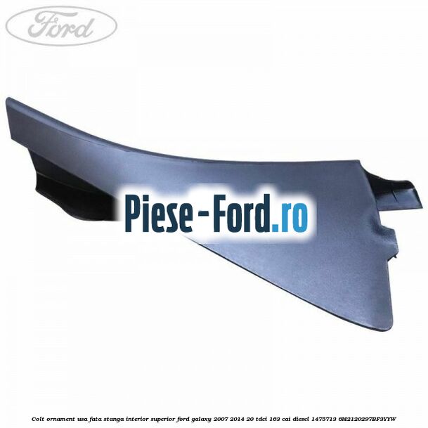 Colt ornament usa fata stanga interior superior Ford Galaxy 2007-2014 2.0 TDCi 163 cai #55CE8BC8DD