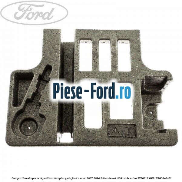 Compartiment spatiu depozitare dreapta spate Ford S-Max 2007-2014 2.0 EcoBoost 203 cai benzina