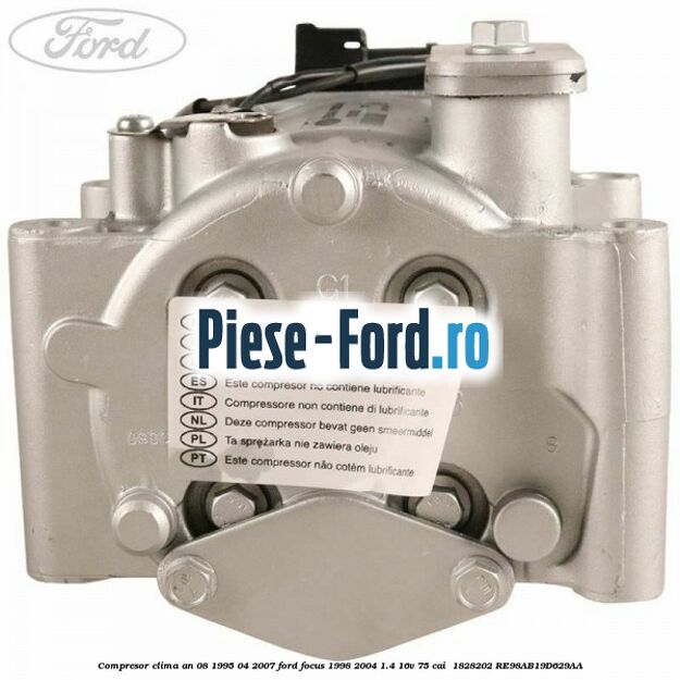Compresor clima an 08/1995-04/2007 Ford Focus 1998-2004 1.4 16V 75 cai  #24F7FD3C83