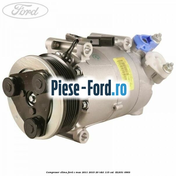 Compresor clima Ford C-Max 2011-2015 2.0 TDCi 115 cai #42D316D534