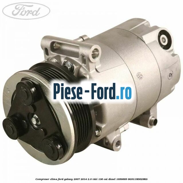 Compresor clima Ford Galaxy 2007-2014 2.0 TDCi 136 cai diesel #9DF1428EEA