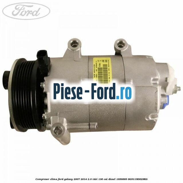 Compresor clima Ford Galaxy 2007-2014 2.0 TDCi 136 cai diesel #9DF1428EEA