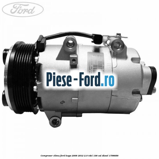 Compresor clima Ford Kuga 2008-2012 2.0 TDCi 136 cai diesel #7FB87D18E6