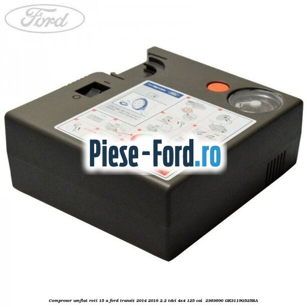 Compresor umflat roti 15 A Ford Transit 2014-2018 2.2 TDCi 4x4 125 cai  #A73298BB31