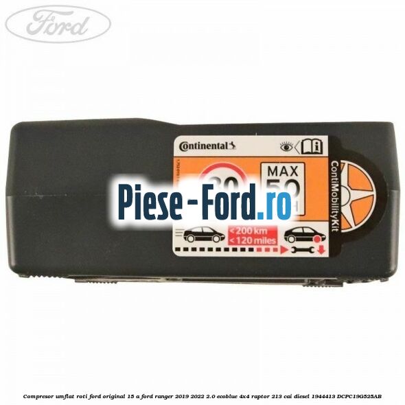 Compresor umflat roti Ford original 15 A Ford Ranger 2019-2022 2.0 EcoBlue 4x4 Raptor 213 cai diesel #61EFE2E892