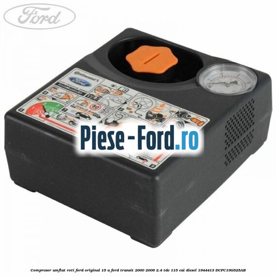 Compresor umflat roti Ford original 15 A Ford Transit 2000-2006 2.4 TDE 115 cai diesel #18815D6665
