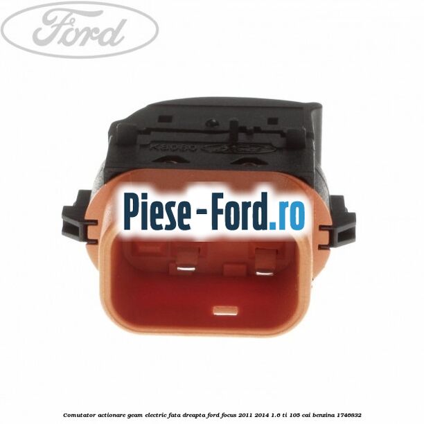 Comutator, actionare geam electric fata dreapta Ford Focus 2011-2014 1.6 Ti 105 cai benzina #DE88D9DC03