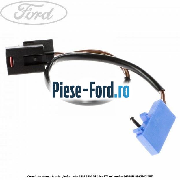 Comutator alarma interior Ford Mondeo 1993-1996 2.5 i 24V 170 cai #890F7EAA1A