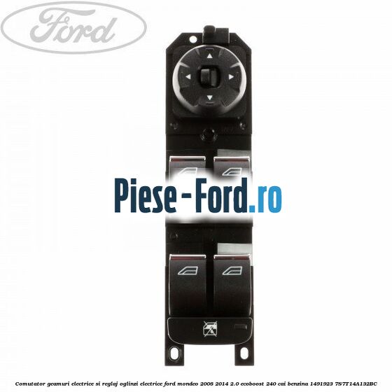 Comanda reglaj scaun electric stanga 8 functii Ford Mondeo 2008-2014 2.0 EcoBoost 240 cai benzina