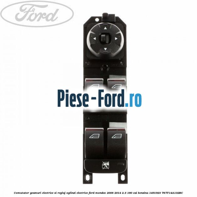 Comanda reglaj scaun electric stanga 8 functii Ford Mondeo 2008-2014 2.3 160 cai benzina