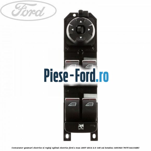 Comanda reglaj scaun electric stanga 8 functii Ford S-Max 2007-2014 2.0 145 cai benzina