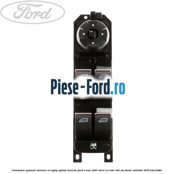 Comanda reglaj scaun electric stanga 8 functii Ford S-Max 2007-2014 2.0 TDCi 163 cai diesel