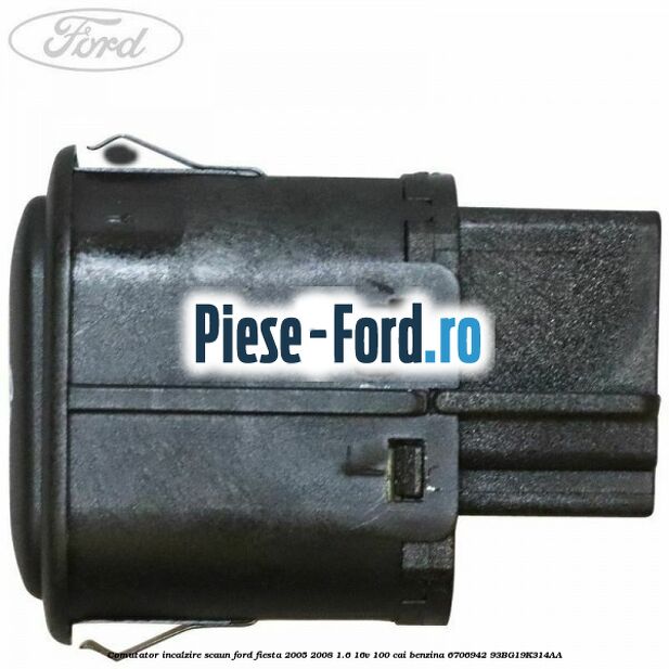 Comutator incalzire scaun Ford Fiesta 2005-2008 1.6 16V 100 cai benzina #54CF7C3996