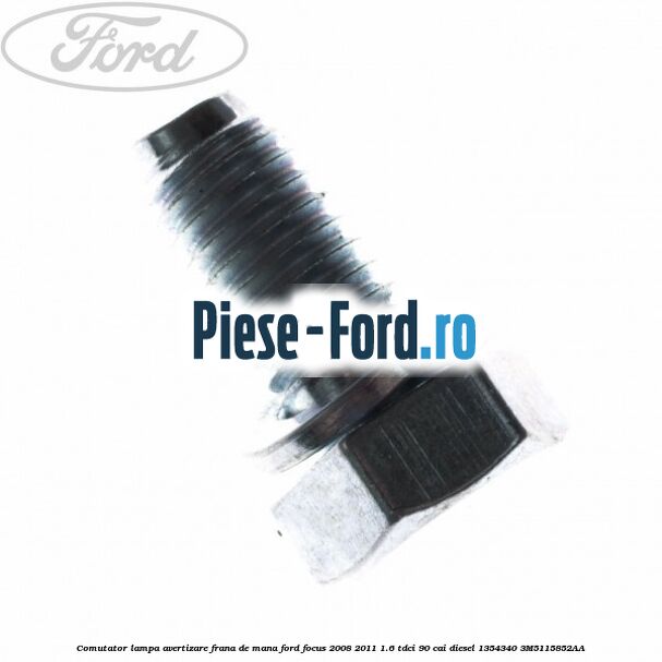 Comutator lampa avertizare frana de mana Ford Focus 2008-2011 1.6 TDCi 90 cai diesel #CE5D306B1F