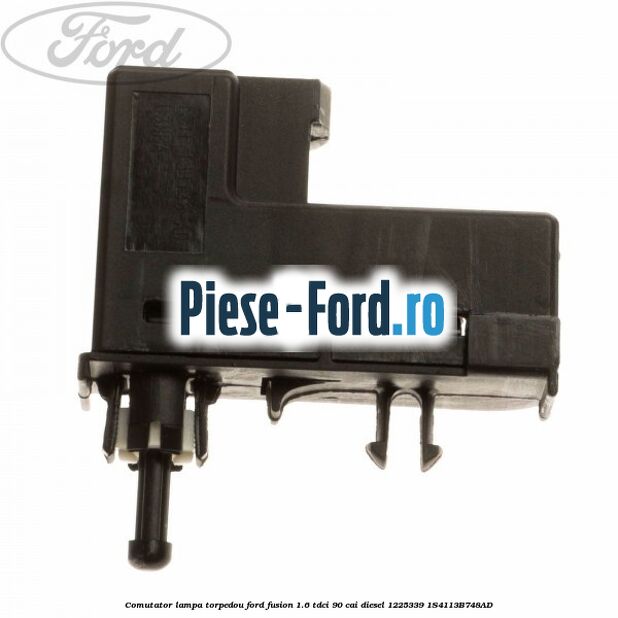 Comutator avarie , culoare negru Ford Fusion 1.6 TDCi 90 cai diesel