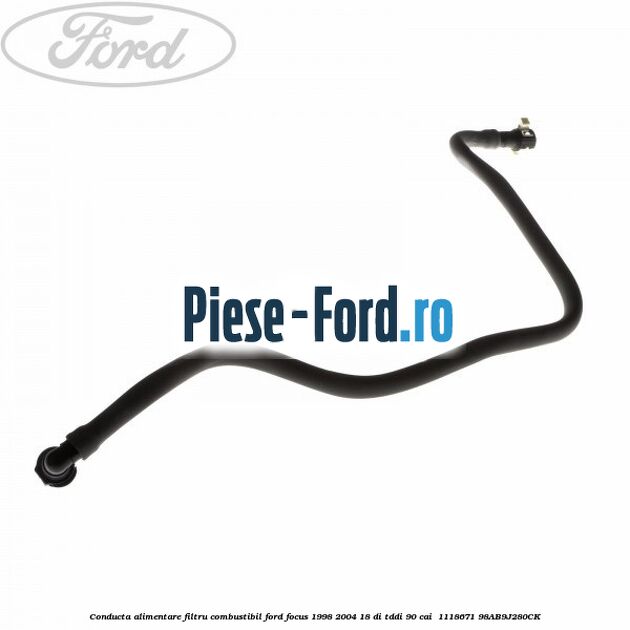 Conducta alimentare filtru combustibil Ford Focus 1998-2004 1.8 DI/TDDi 90 cai #C7519D3363