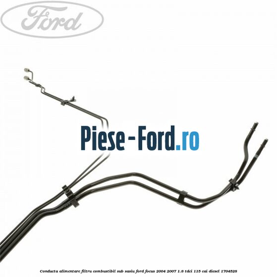 Conducta alimentare filtru combustibil sub sasiu Ford Focus 2004-2007 1.8 TDCi 115 cai diesel #CEBC33B10B