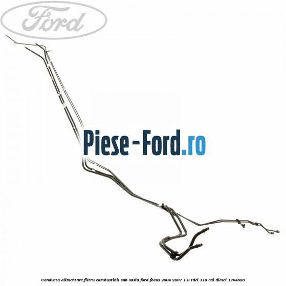 Conducta alimentare filtru combustibil sub sasiu Ford Focus 2004-2007 1.8 TDCi 115 cai diesel #CEBC33B10B