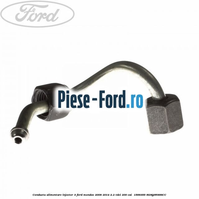 Conducta alimentare injector 3 Ford Mondeo 2008-2014 2.2 TDCi 200 cai  #95062349FE