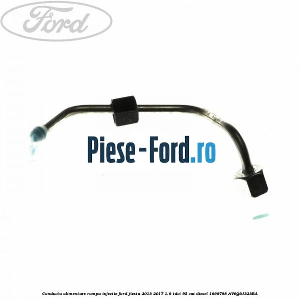 Conducta alimentare rampa injectie Ford Fiesta 2013-2017 1.6 TDCi 95 cai diesel
