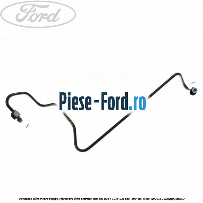 Conducta alimentare rampa injectoare Ford Tourneo Custom 2014-2018 2.2 TDCi 100 cai diesel