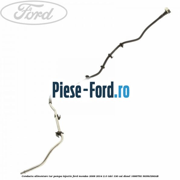 Conducta alimentare tur pompa injectie Ford Mondeo 2008-2014 2.0 TDCi 130 cai diesel #2AB107F378