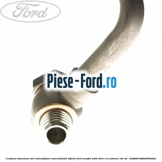 Conducta alimentare ulei turbosuflanta racord flexibil inferior Ford Mondeo 2008-2014 1.6 EcoBoost 160 cai  #E57F966AF4
