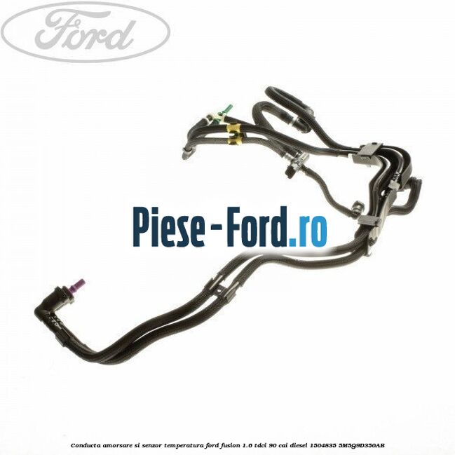 Conducta alimentare rampa injector Ford Fusion 1.6 TDCi 90 cai diesel