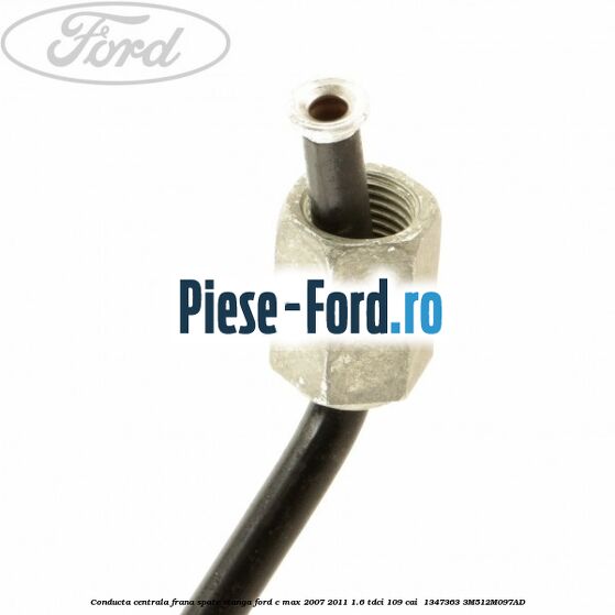 Conducta centrala frana, spate stanga Ford C-Max 2007-2011 1.6 TDCi 109 cai  #9BF0CE0ABC