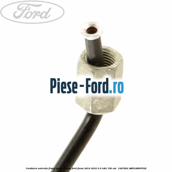 Conducta centrala frana, spate stanga Ford Focus 2014-2018 2.0 TDCi 150 cai  #40F5C27331